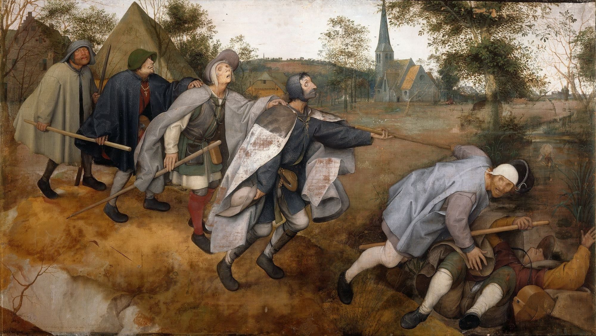 The Blind Leading the Blind by Pieter Brueghel