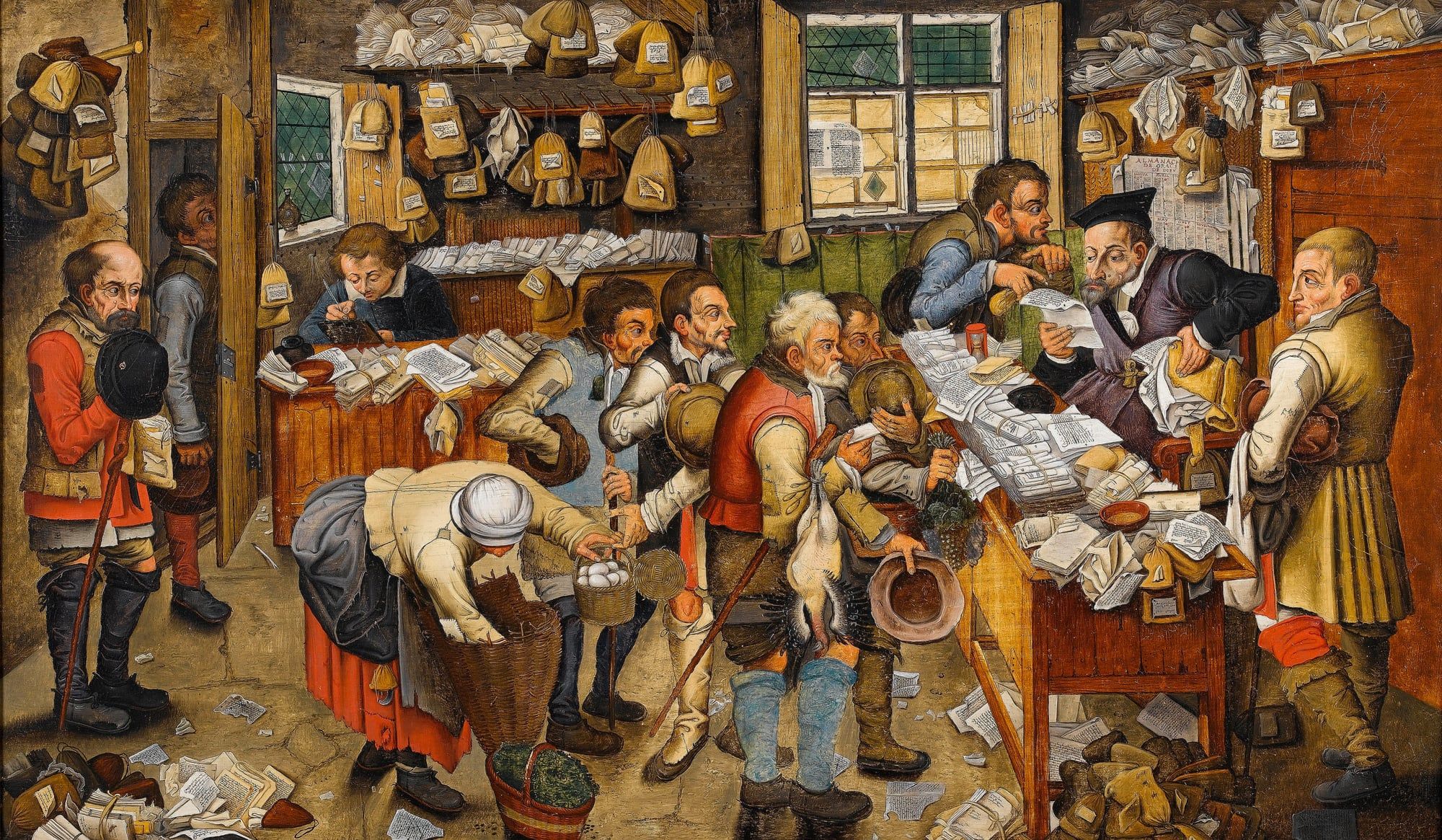 The Payment of the Tithes by Pieter Brueghel II